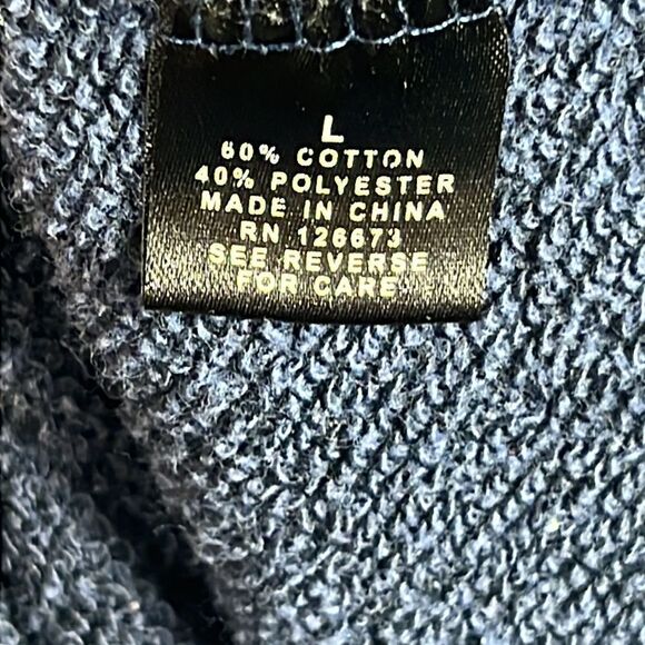 🔥🏈 Vintage DENVER BRONCOS Embroidered Pullover Sweatshirt Size Lg - PERFECT! - Picture 11 of 11